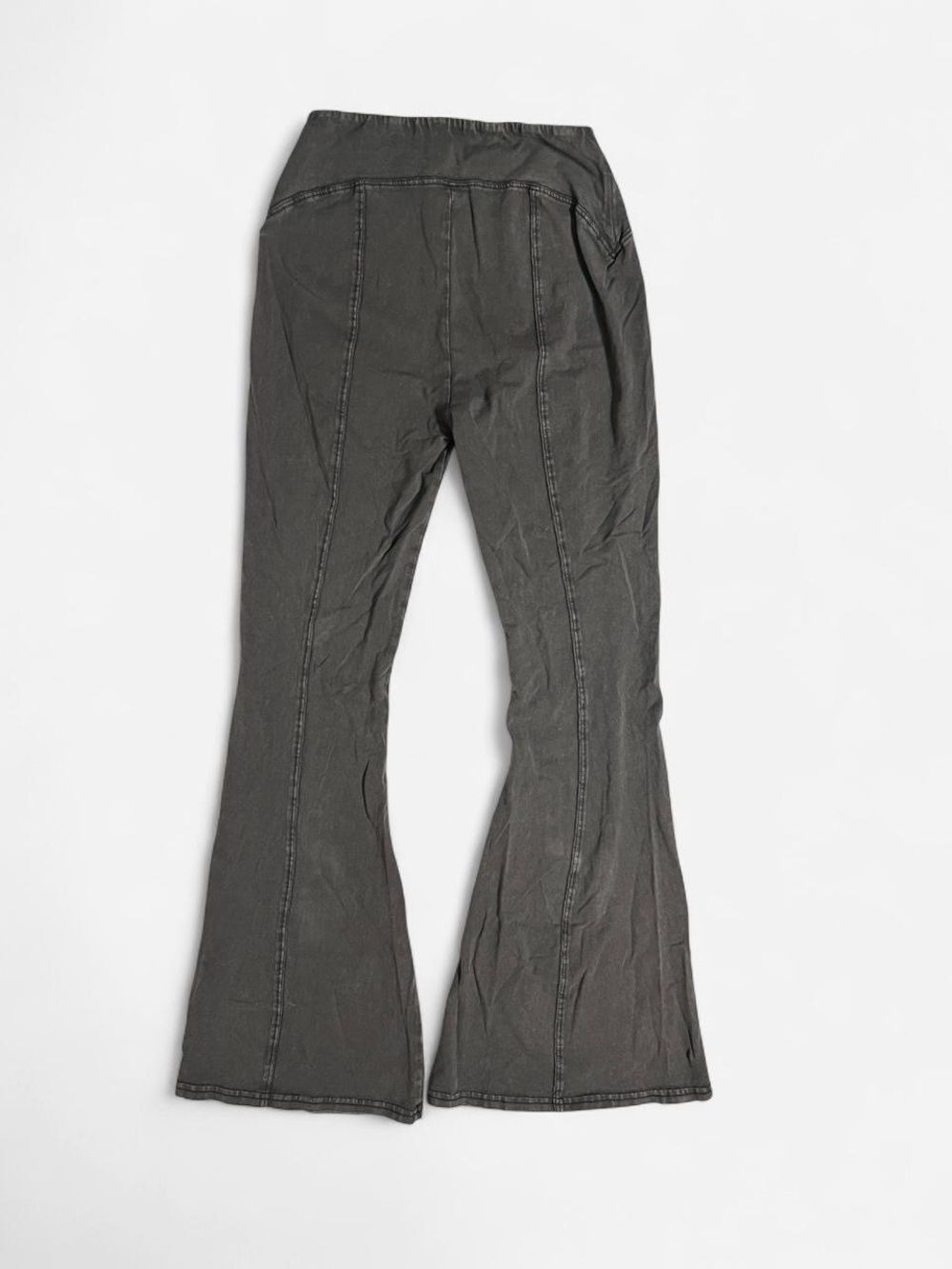 Urban Outfitters Charcoal High-Rise Flare Pants - Picture 3 of 5